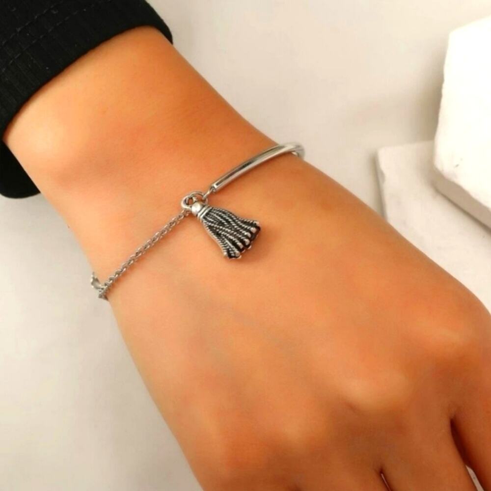 Silver Tassel bracelet